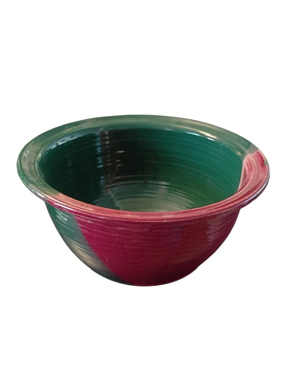 Vintage T. Puterbaugh Gill Studio Art Pottery Stoneware Bowl Oversized 15.5